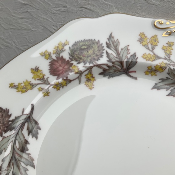 Wedgwood Bone China Lichfield Pattern Square Cake Serving Plate Vintage 1960… - Picture 8 of 9